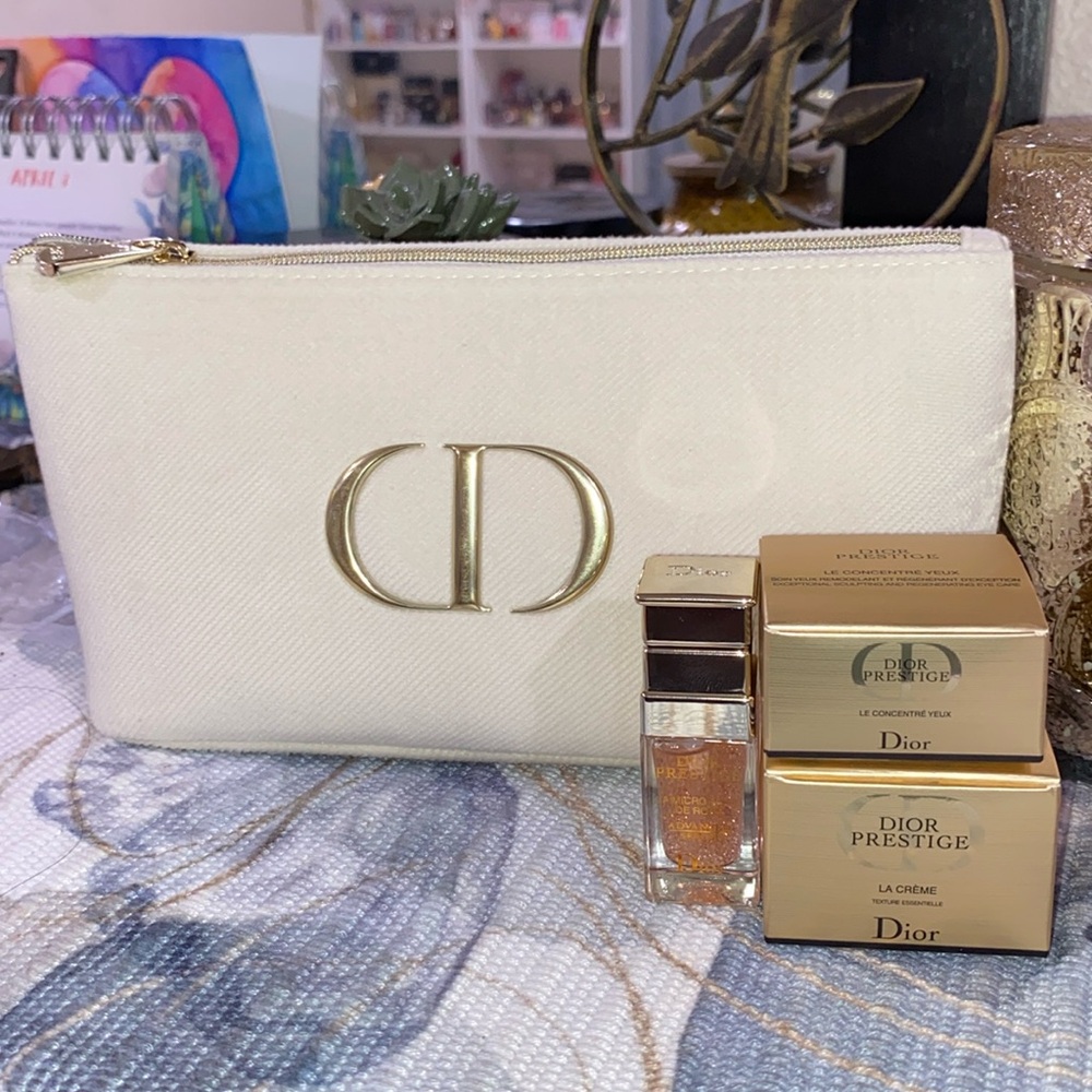Dior Pouch & Prestige Skincare Set
